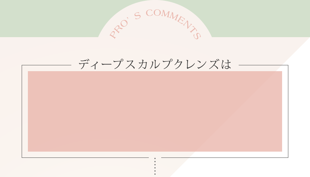 ディープスカルプクレンズは